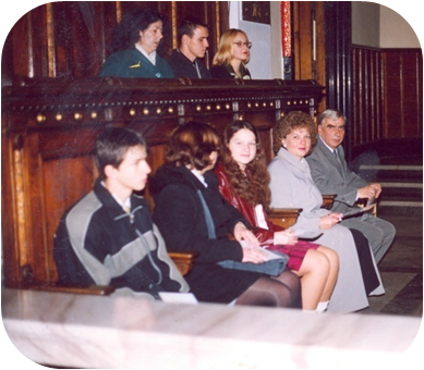 ZSP1 Uroczysta msza w kościele pod wezwaniem św. Wojciecha